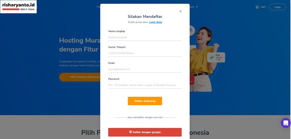 Isi Data Login