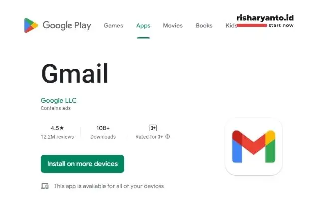 1-Logout Gmail Akun Pada Perangkat Yang Digunakan