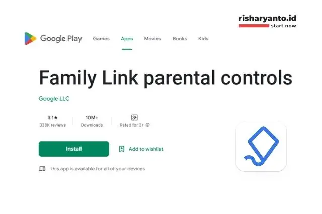 2-Instal Parental Control App Pada Perangkat