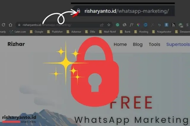 7-Hanya Mengakses Secure Link